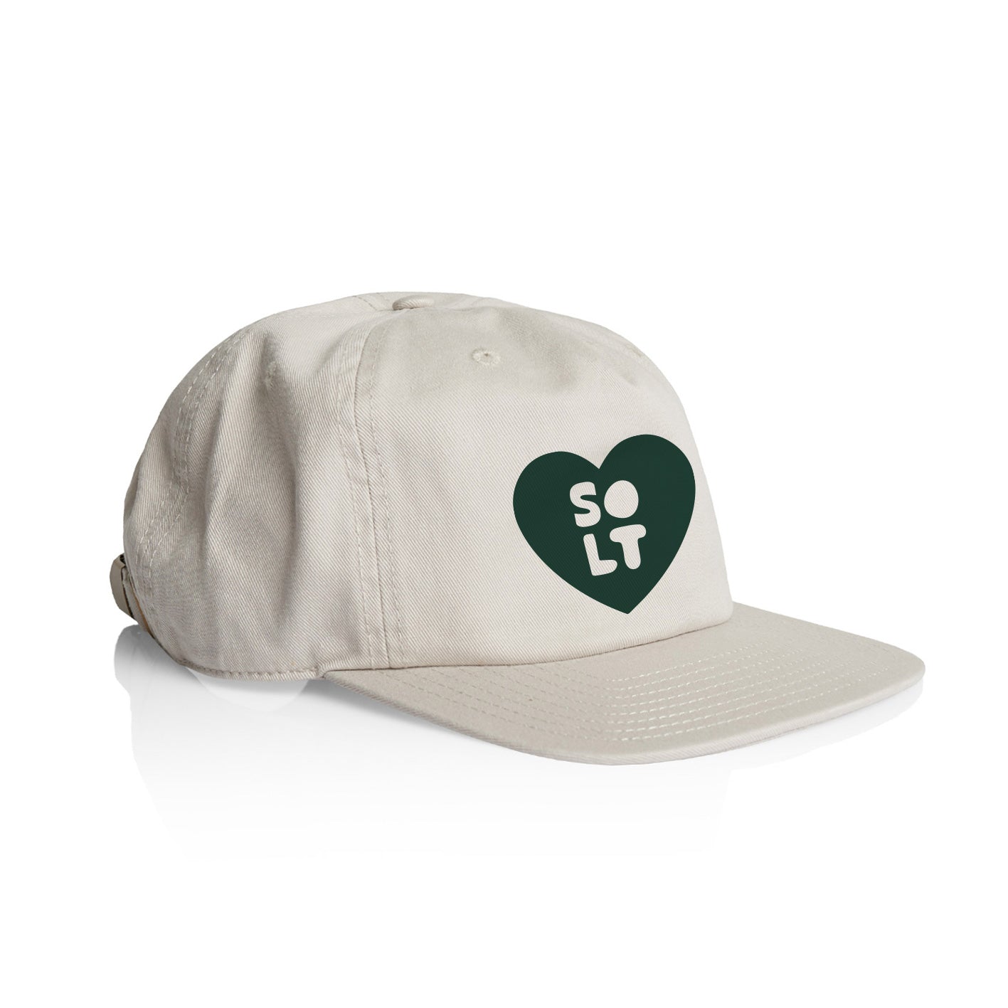 SoLT Logo Five-Panel Cap – Bone
