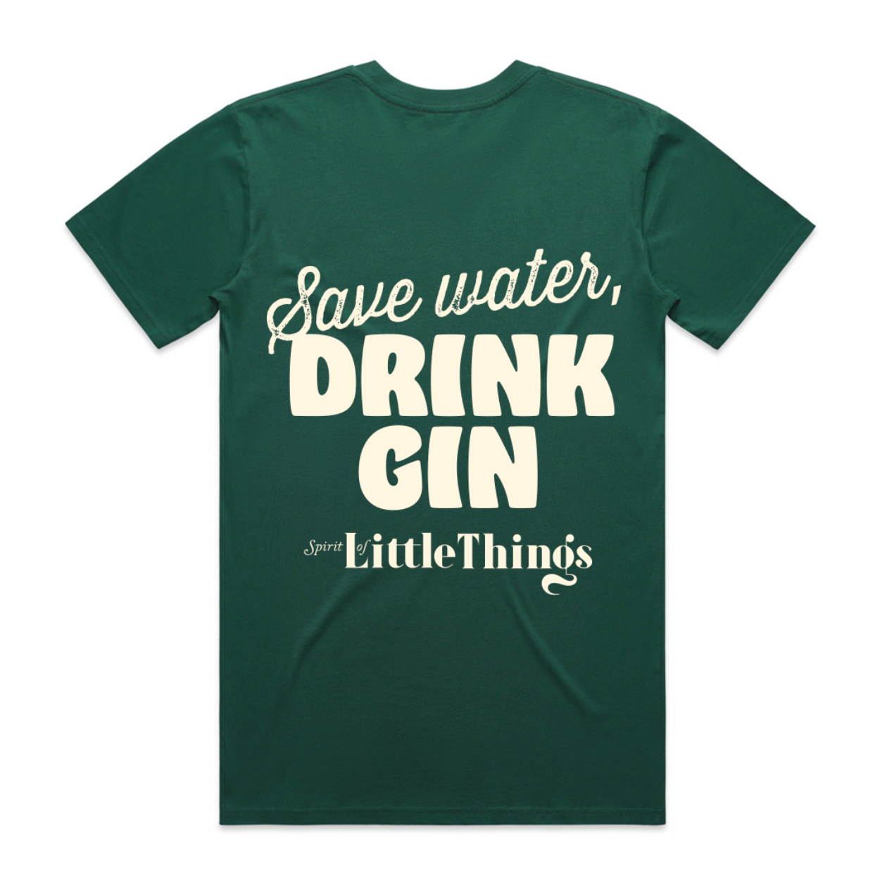 'Drink Gin' Men's T-Shirt - Green