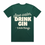 'Drink Gin' Men's T-Shirt - Green