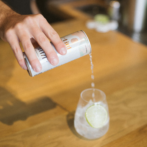 Strawberry Gum Gin Seltzer